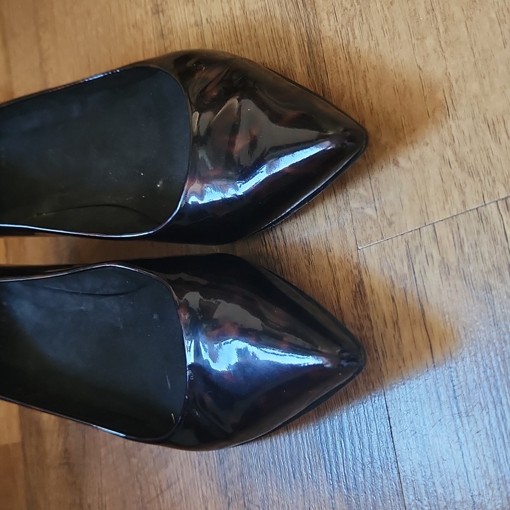 Stuart Weitzman Sonata Tortoise Shell Kitten Heel… - image 4